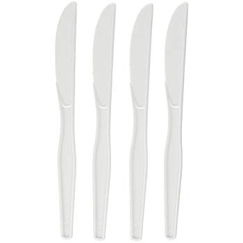 Plastic Knives  Medium weight  1000/case-SKU#KN