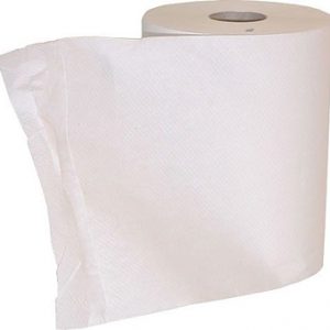 White Paper Pull Paper Towels (6 rolls/case) SKU#WPP6